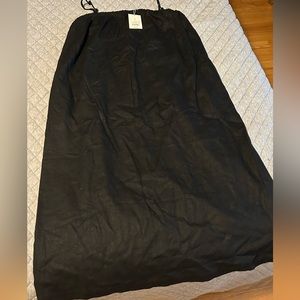 A New Day Linen Pull-on Midi Dress